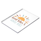Carnet Good Vibes & Gentle Rises Boho Carnet/Journal (Côté gauche)