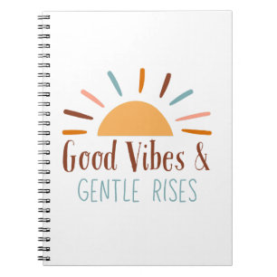 Carnet Good Vibes & Gentle Rises Boho Carnet/Journal