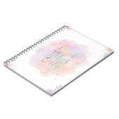 Carnet Good Vibes Only Aesthetic Pastel Notebook |  (Côté gauche)