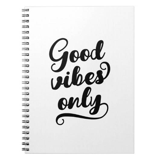 Carnet Good Vibes uniquement (Devant)
