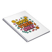 Carnet Good Vibes uniquement - Funky Retro (Côté Droit)