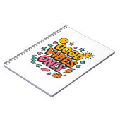 Carnet Good Vibes uniquement - Funky Retro (Côté gauche)
