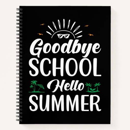 Carnet Goodbye School Hello Summer, Summer Fun démarre (Devant)
