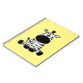 Carnet Goofy Zebra Jaune (Côté gauche)