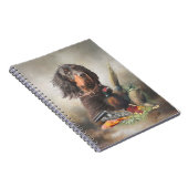 Carnet Gordon setter avec faisans, Art (Côté Droit)