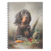 Carnet Gordon setter avec faisans, Art (Devant)