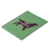 Carnet Gordon Setter BFF (Côté gauche)