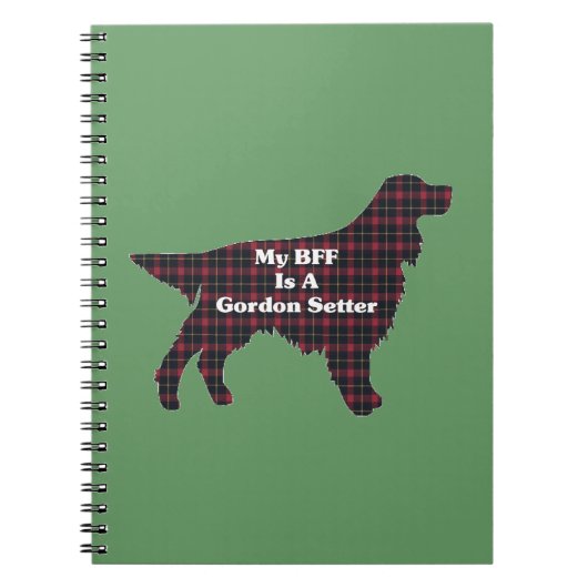 Carnet Gordon Setter BFF (Devant)