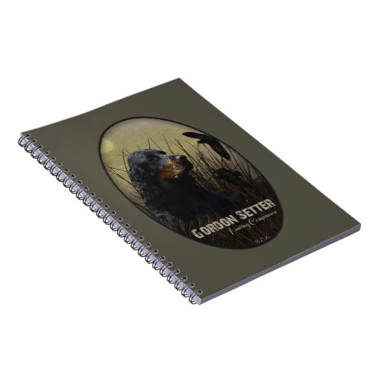 Carnet Gordon Setter, compagnon de chasse (Côté Droit)