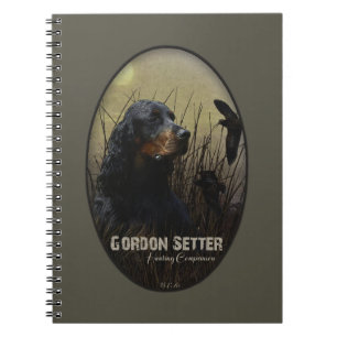 Carnet Gordon Setter, compagnon de chasse