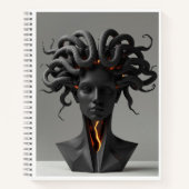 Carnet Gorgon Geometric Graphite Notebook (Devant)