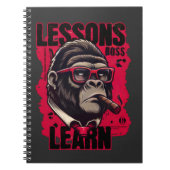 Carnet Gorilla Boss Lessons Learn Spiral Notebook  (Devant)