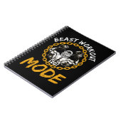 Carnet Gorille d'entraînement de la bête pour poids (Côté gauche)