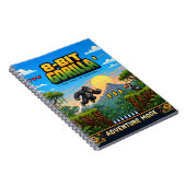 Carnet Gorille, Rétro Pixel Art 8-Bit (Côté Droit)
