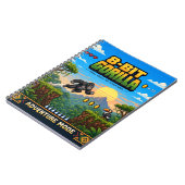 Carnet Gorille, Rétro Pixel Art 8-Bit (Côté gauche)