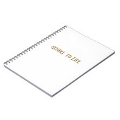 Carnet Gospel to Life Notebook (Côté gauche)