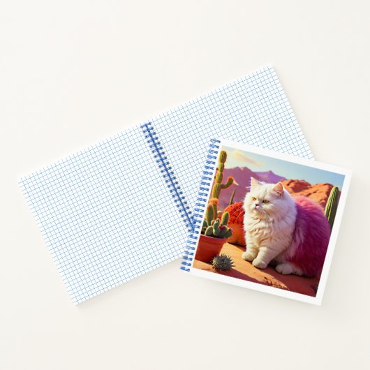 Carnet Gotcha Covered Cat Notebook – Cute & Artistic Cat (Intérieur)