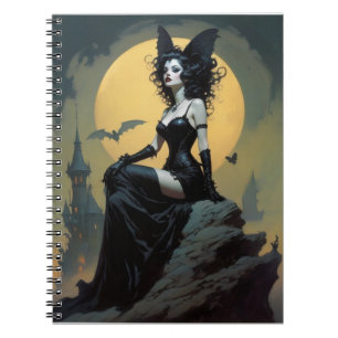 Carnet Goth Bat Girl