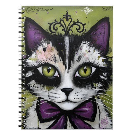 Carnet Goth Cat (Devant)