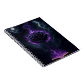 Carnet Goth Flame Rose (Côté Droit)