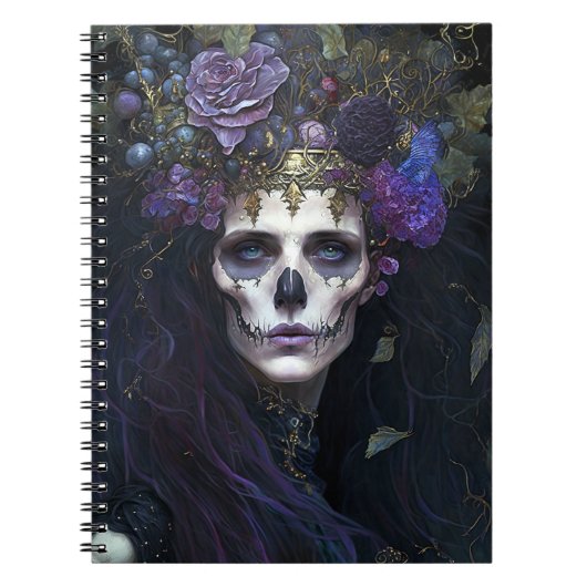 Carnet Goth Queen Imaginaire Art (Devant)