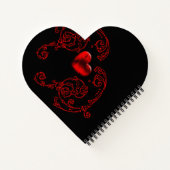 Carnet Goth Romantique, Délicat (Dos)