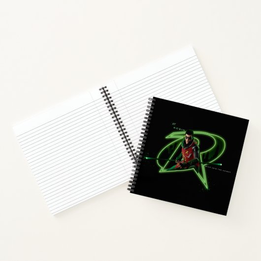 Carnet Gotham Knights Robin en logo (Intérieur)