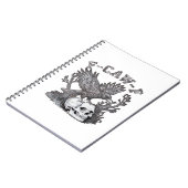 Carnet Gothic Funny F-Caw-F Humor Crow Essential Retro St (Côté gauche)