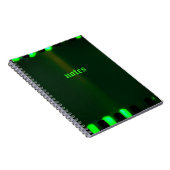 Carnet Gothic Harlequin Green Notebook (Côté Droit)