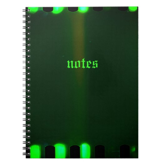 Carnet Gothic Harlequin Green Notebook (Devant)
