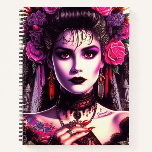 Carnet Gothic Hispanic Woman (Devant)
