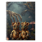 Carnet Gothic Mechanical Dark Forest Steampunk Gummy Bear (Devant)