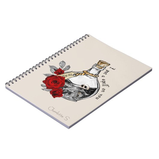 Carnet Gothic Witch Love Potion (Côté gauche)