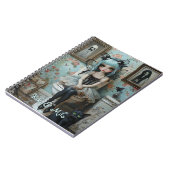 Carnet Gothique Anime Fée & Chat dans la salle de bain Pe (Côté gauche)