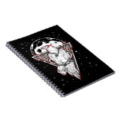 Carnet Gothique Crow Lune Déplaisante Oiseau de cuisine (Côté Droit)