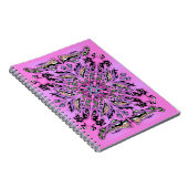 Carnet gothique de Mandala violet (Côté Droit)