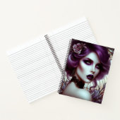 Carnet Gothique Femme Style Art Nouveau (Intérieur)