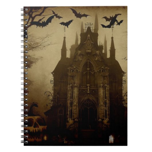 Carnet Gothique/Halloween/automne/citrouille (Devant)