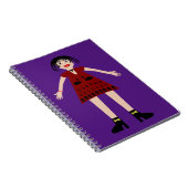 Carnet Gothique Halloween Vampire Lady (Côté Droit)