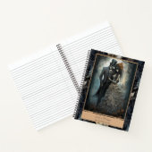 Carnet Gothique Noir Romantique Squelette mariée Groom (Intérieur)