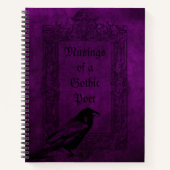 Carnet gothique pourpre (Devant)