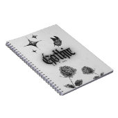 Carnet gothique rétro - Journal esthétique sombre (Côté Droit)