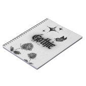 Carnet gothique rétro - Journal esthétique sombre (Côté gauche)