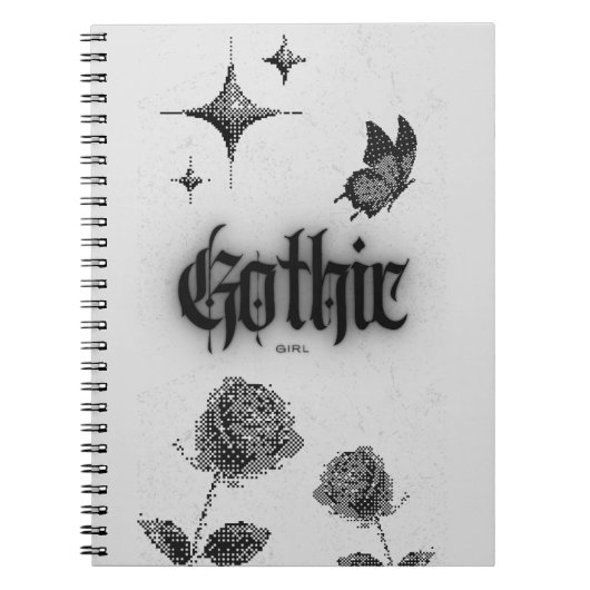 Carnet gothique rétro - Journal esthétique sombre (Devant)