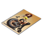Carnet Gothique Roller Derby Girl (Côté gauche)