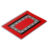 Carnet gothique rouge et noir (Côté gauche)