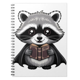 Carnet Gothique Vampire Raccoon Bookish