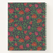 Carnet Gothique Victorien Roses Rouges & Fuchsia Parfaite (Dos)