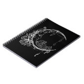 Carnet Gothique Wicca Crescent Goth Moon (Côté gauche)