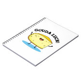 Carnet Gouda Chance Drôle de Fromage Jeu de mots  (Côté gauche)